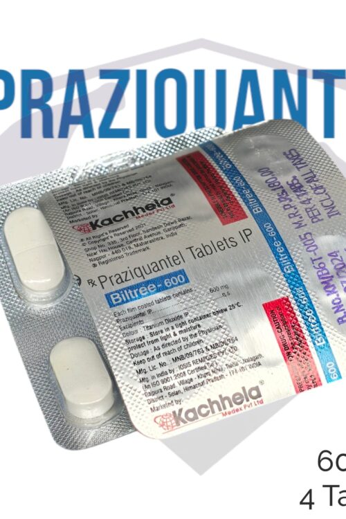 Praziquantel 600mg / 4 Tablets
