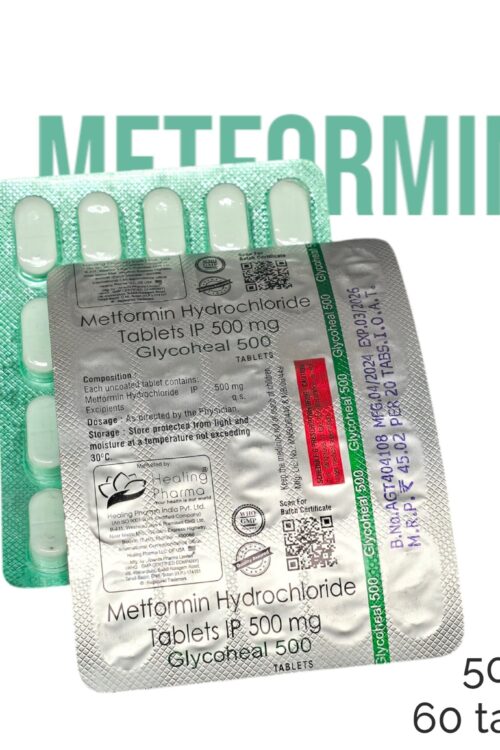 Metformin 500mg | 60 Tablets